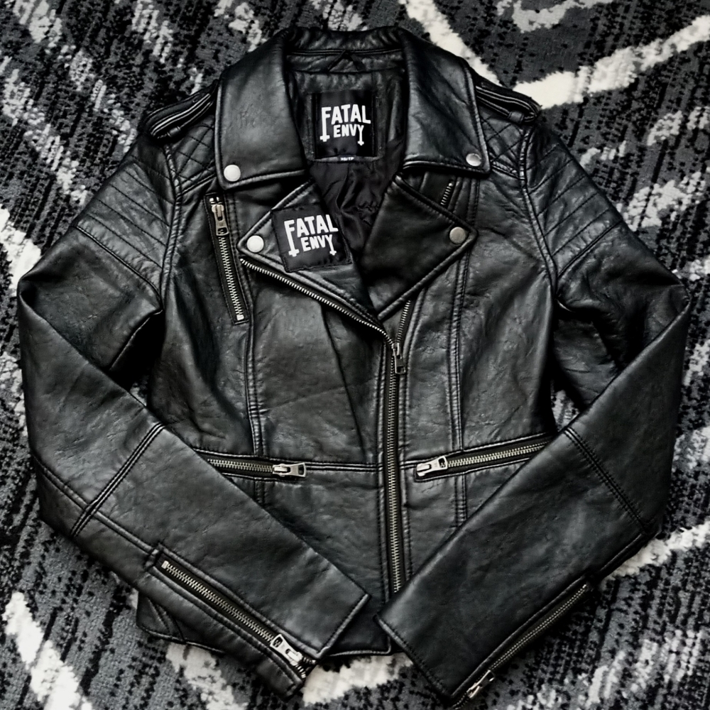 Fatal Envy XS I 💖 Satan Pleather Jacket
